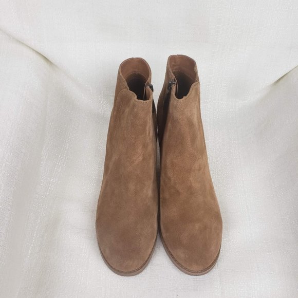 NWOB Franco Fortini Henna Wedge Bootie - Picture 3 of 5